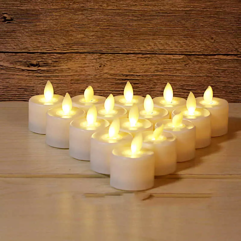 LED κεριά: ηλεκτρονικά κεριά σε μπαταρίες με απομίμηση φλόγας για διακόσμηση σπιτιού, τεχνητά πλαστικά κεριά με τηλεχειριστήριο και άλλα 20812_2