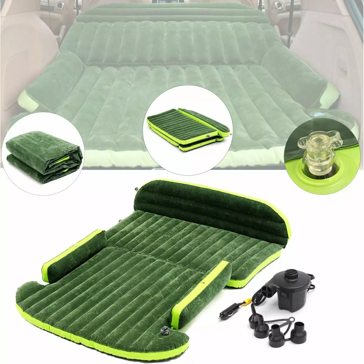 Matrace v autě: modely na zadním sedadle a v kufru pro cestování, vyhřívané a pro děti, ortopedické a další možnosti spánku 20819_19