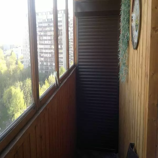 Balkon Cabinets (108 foto): Contoh lemari balkon built-in dan plastik, ide-ide menarik untuk lemari desain dengan roller shutters dan cladding 20841_21