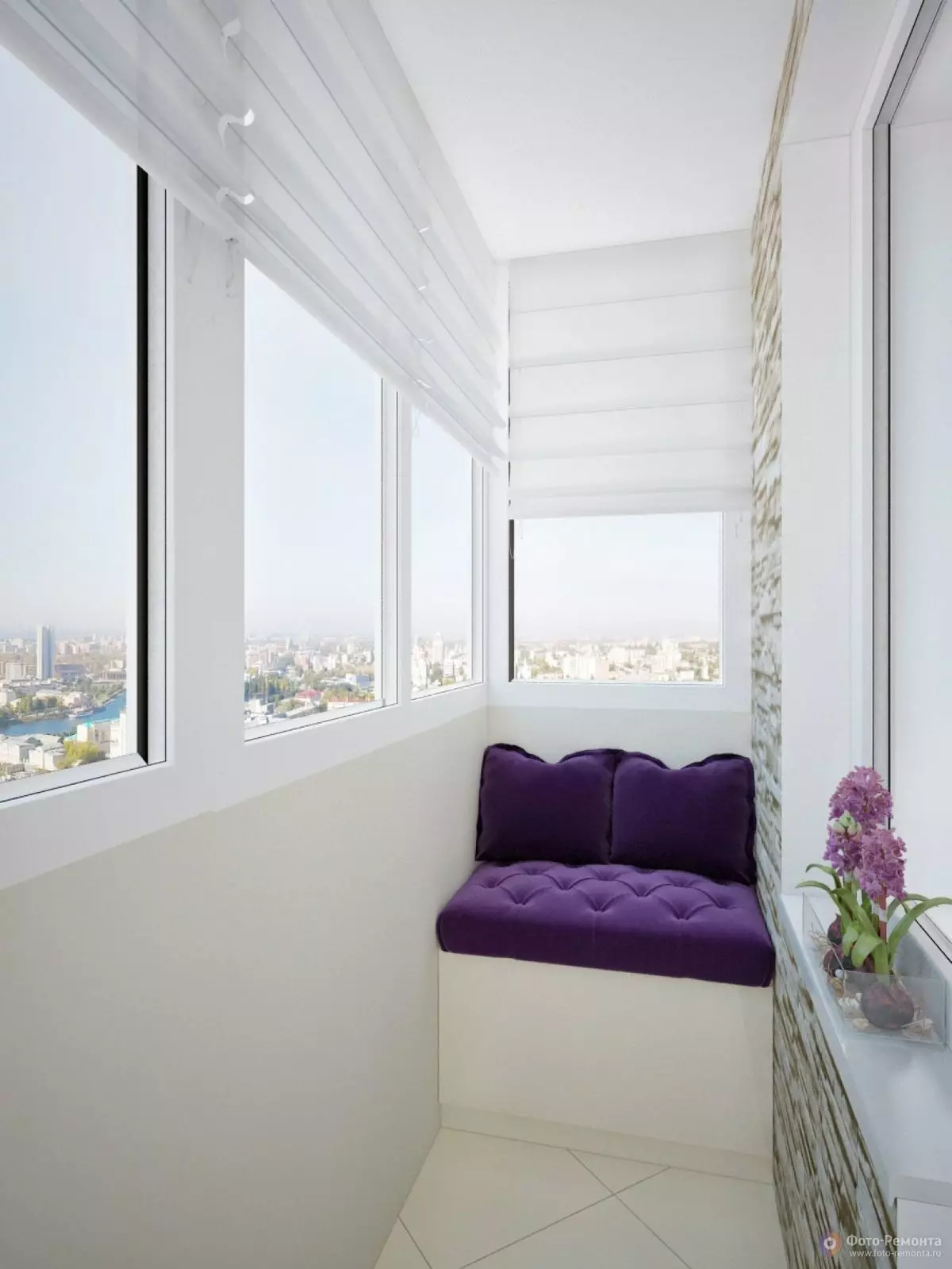 Sofe za balkone i lođe (65 slike): Pregled malih sofe sa kutije, odabrati ugaone garniture za spavanje mjesto, balkon dizajn s uskim sklapanje mini sofa 20846_41
