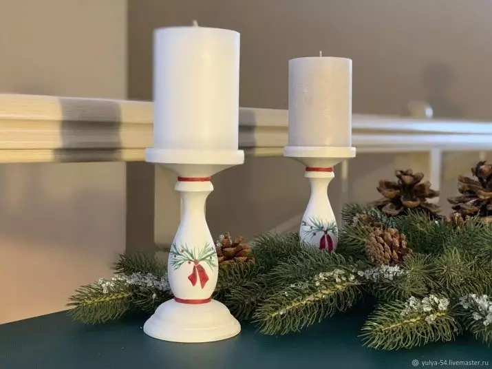 Christmas candlestick: 