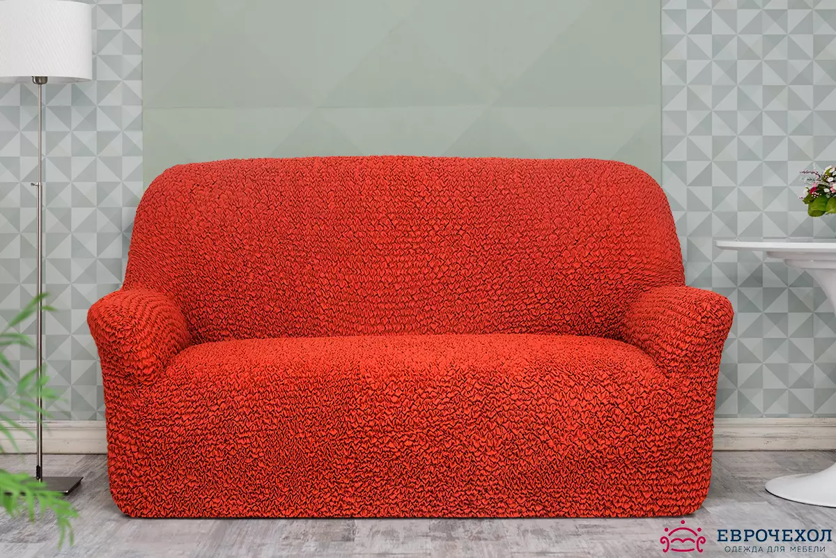 蓋上沙發和椅子：Eurochells，格子和普通覆蓋物，來自生態板和織物，帶有扶手和沒有 20869_12