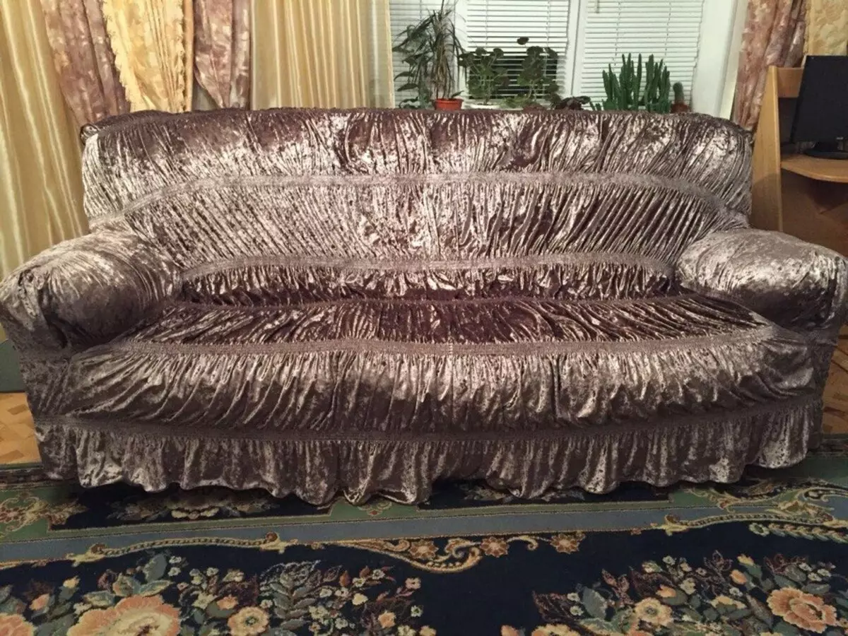 Pokriva na kauču i stolici: Eurochells, skup kaidu i univerzalnih pokrivača, od eko-ploča i tkanine, s naslonima za ruke i bez 20869_14
