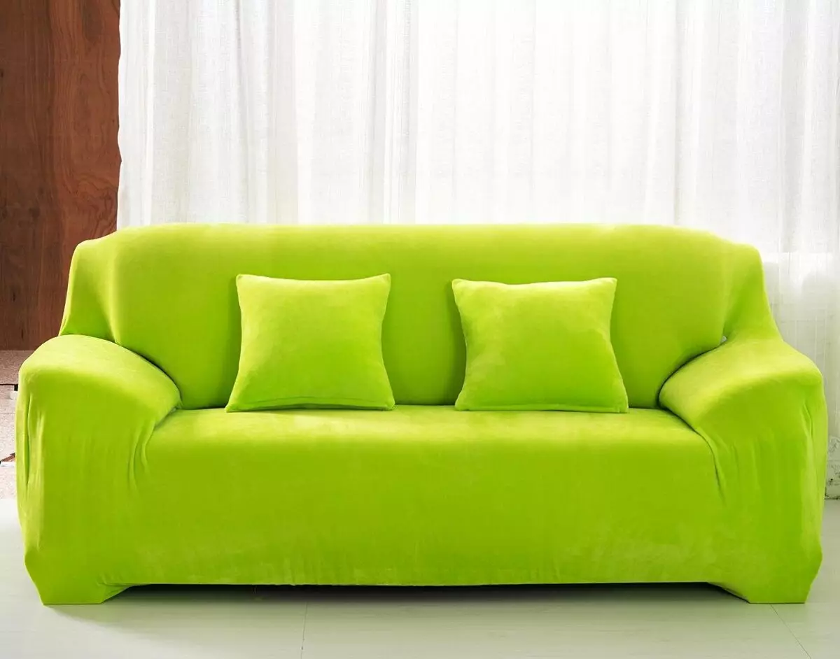 蓋上沙發和椅子：Eurochells，格子和普通覆蓋物，來自生態板和織物，帶有扶手和沒有 20869_18