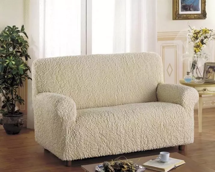 蓋上沙發和椅子：Eurochells，格子和普通覆蓋物，來自生態板和織物，帶有扶手和沒有 20869_22