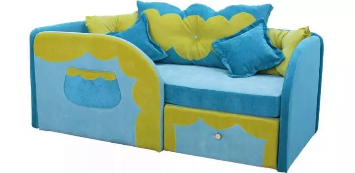 Дивани с диван за деца от 3-годишна възраст (51 снимки): легло диван за момичета и момчета, сгъваеми дивани със странична 20870_11