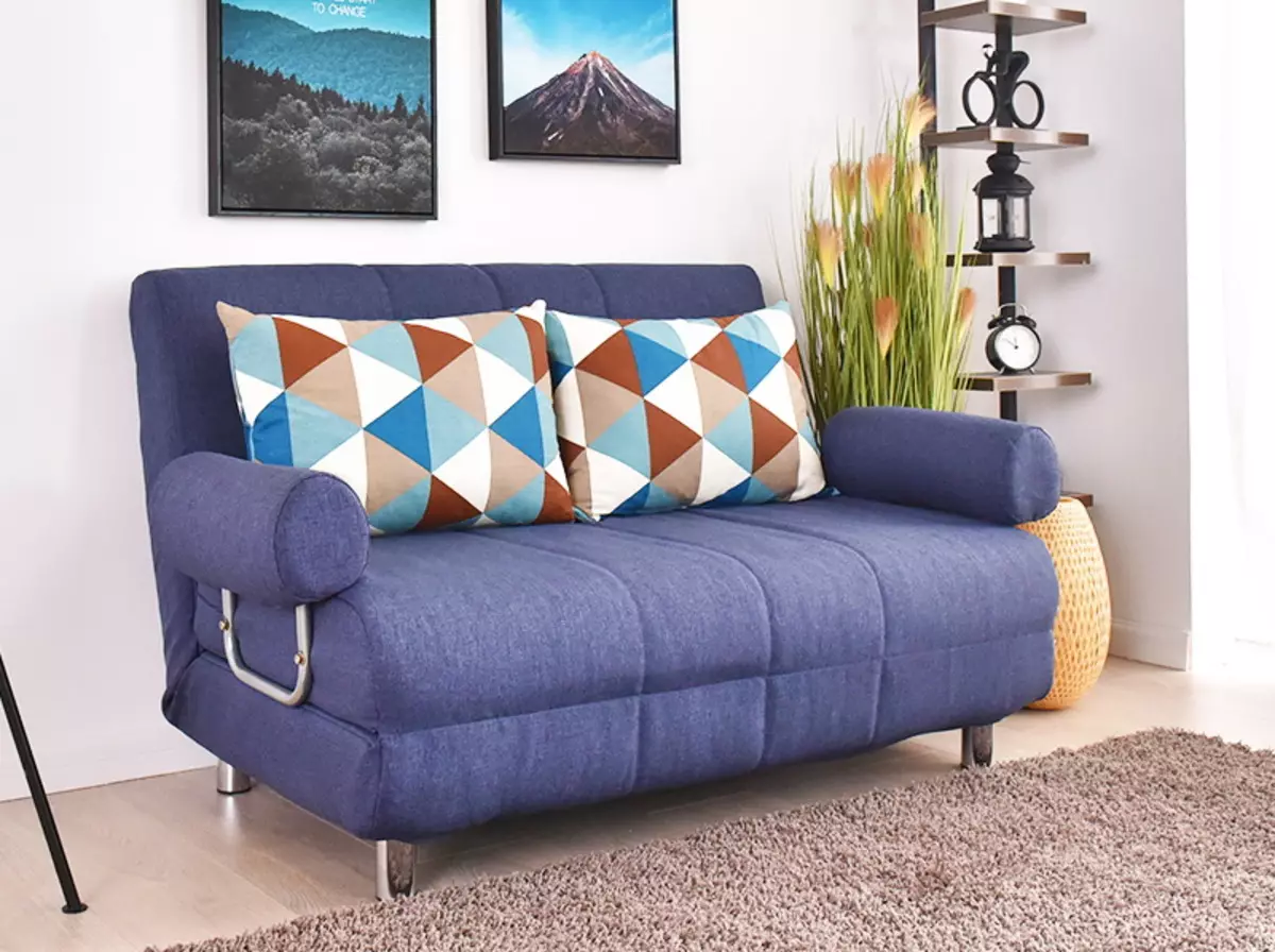 Sofas maka ndị na-eto eto (63 foto): Mpempe akwụkwọ na-apụta n'ime ụlọ ụmụaka nwere matratic na nke dị mfe, na-alụbeghị di ma ọ bụ na ihe ndina 20873_22