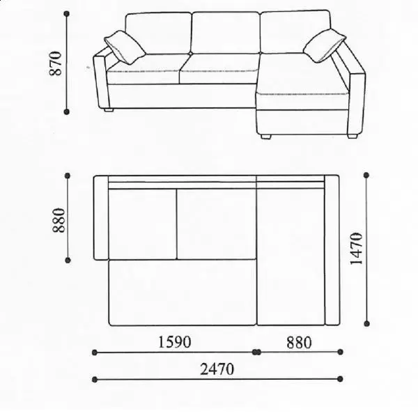 Γωνιακές καναπέδες κρεβάτια (51 φωτογραφίες): μεγάλα και μικρά πτυσσόμενα μοντέλα για καθημερινή χρήση, με ένα μπαρ και χωρίς τα μεγέθη 20880_25