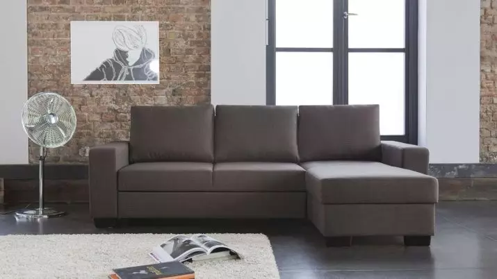 Stūra dīvāni gultas (51 fotogrāfijas): lieli un nelieli locīšanas modeļi ikdienas lietošanai, ar bāru un bez tā, izmēri 20880_38