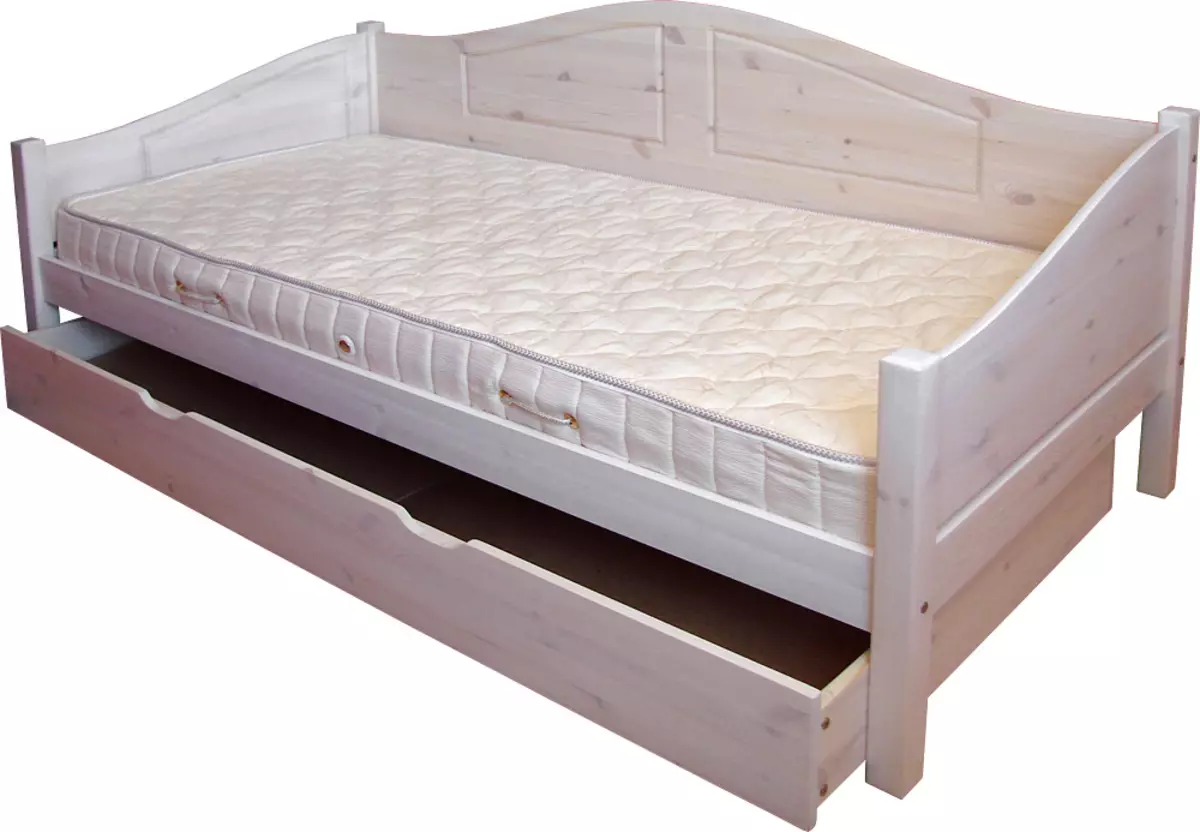 Ottoman with an orthopedic mattress and a box for linen: choose the corner ottoo-bed, the size of a double and single, review of species, their advantages and cons 20886_34