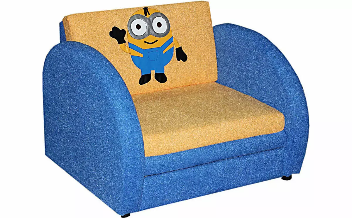 Дитячий викочування диван: моделі з ящиком для білизни викатні вперед і вбік, для хлопчика 5 років і для двох дітей 20895_19
