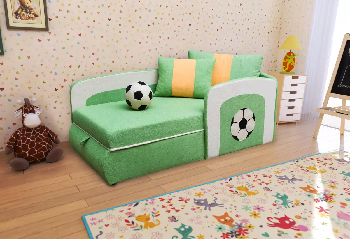 ბავშვთა კადრი Sofa: მოდელები ერთად ყუთში თეთრეულის მოძრავი წინ და sideways, ბიჭი 5 წლის და ორი შვილი 20895_30
