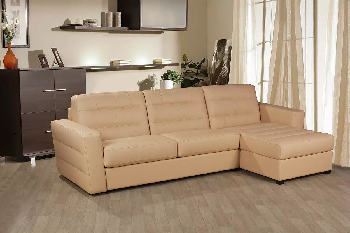 Corner Orthopedic Sofas: Sicht op modellen foar deistige sliep, mei ûnôfhinklike springen en ortopedyske sliepkeamer, mei hurde basis en anatomysk 20905_27