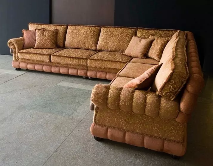 Класически ъглов диван (28 снимки): Изберете модерни дивани класически стил 20907_27