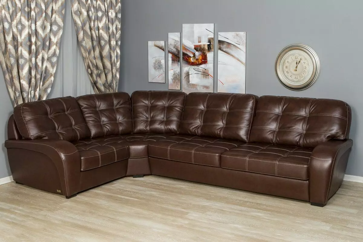 Klasiskie stūra dīvāni (28 fotogrāfijas): izvēlieties modernās klasiskās stila dīvāni 20907_8