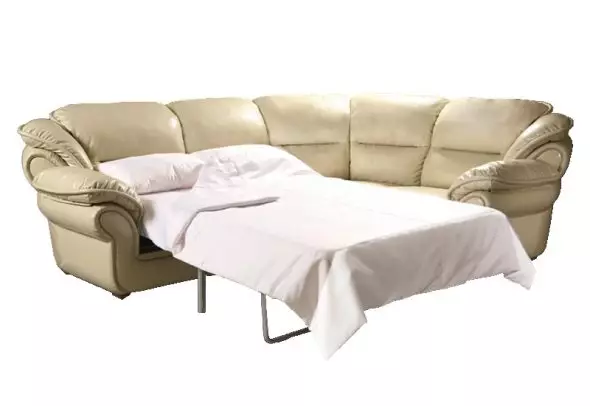 Lytse hoeke Sofa's mei sliepende plak: Lytse sofa's 2000x1400 mm en kompakte oare grutte. Kies in mini-sofa 20908_12