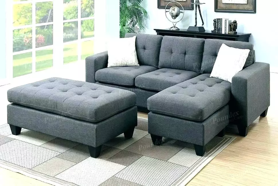 Lo egiteko lekua duen izkin txikiko sofak: sofas txikiak 2000x1400 mm eta beste tamaina trinkoak. Aukeratu mini-sofa 20908_37