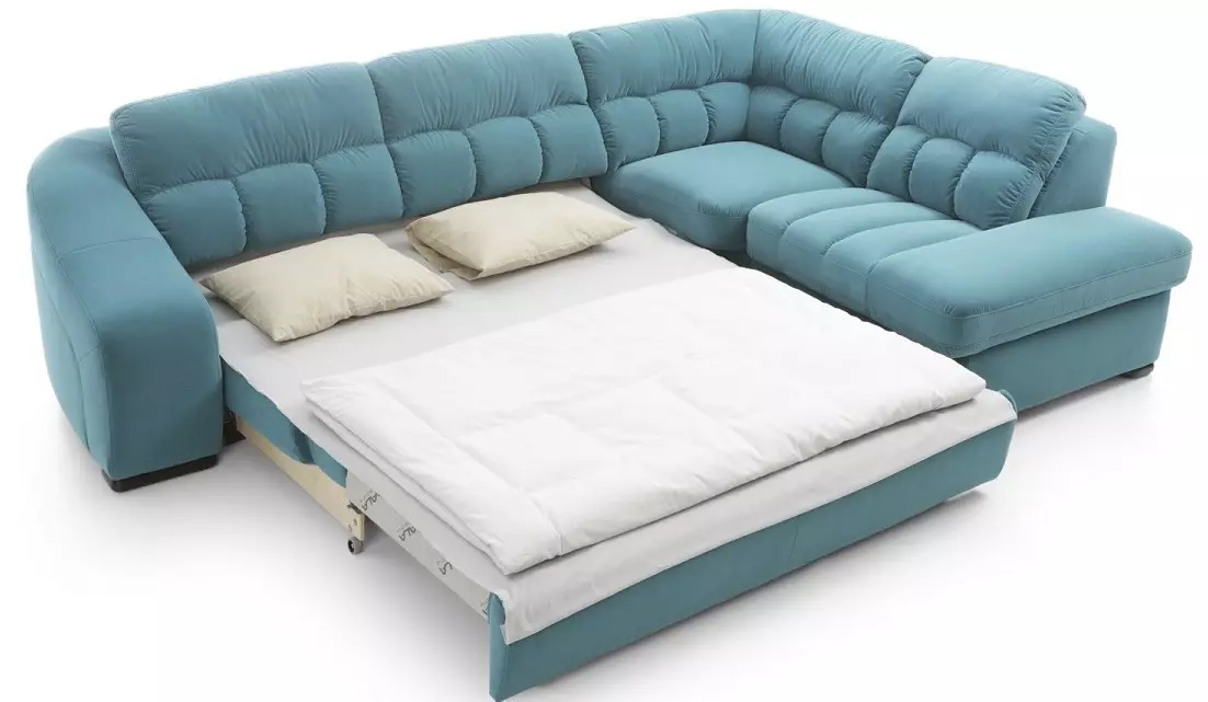 Γωνιακές καναπέδες-κρεβάτια με ορθοπεδικό στρώμα: μια επισκόπηση μοντέλων για καθημερινή χρήση, κριτήρια επιλογής 20910_10