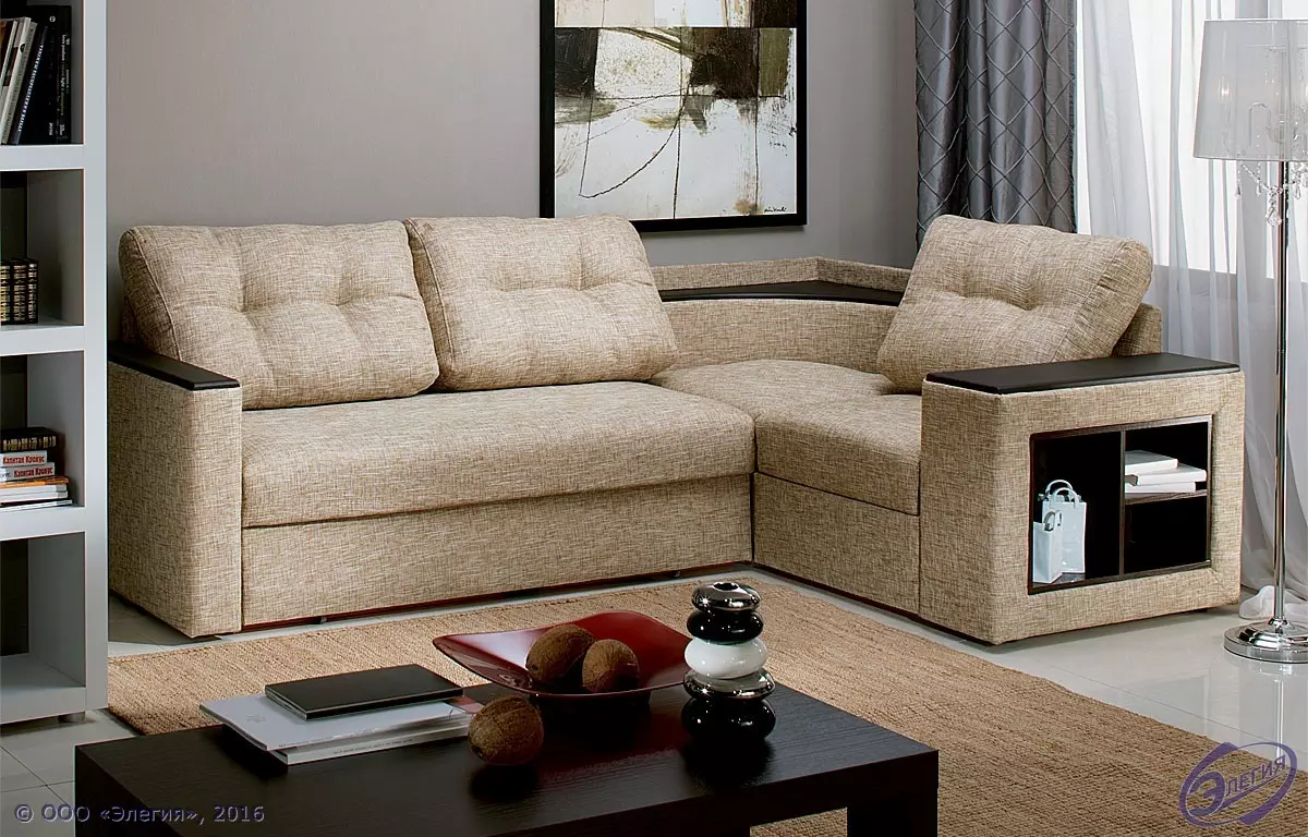 Γωνιακές καναπέδες-κρεβάτια με ορθοπεδικό στρώμα: μια επισκόπηση μοντέλων για καθημερινή χρήση, κριτήρια επιλογής 20910_21
