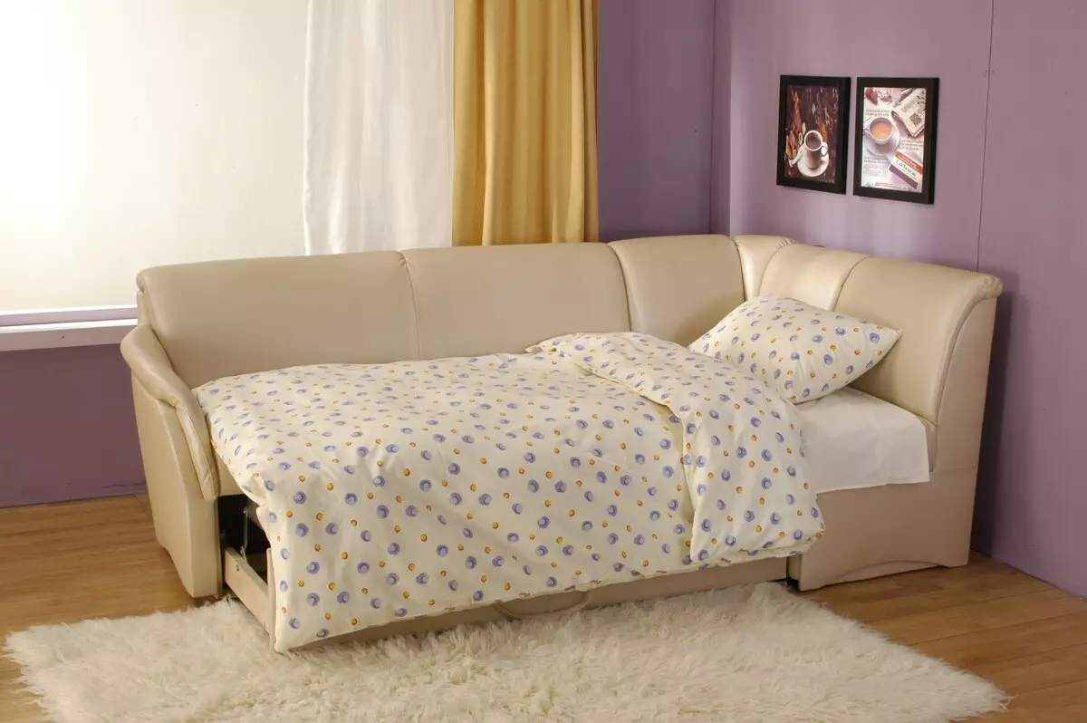 Γωνιακές καναπέδες-κρεβάτια με ορθοπεδικό στρώμα: μια επισκόπηση μοντέλων για καθημερινή χρήση, κριτήρια επιλογής 20910_22