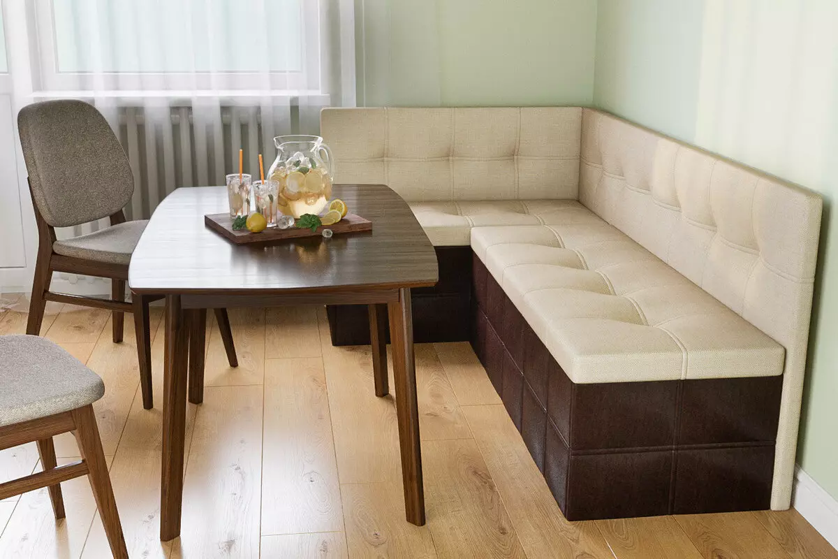 Γωνιακές καναπέδες-κρεβάτια με ορθοπεδικό στρώμα: μια επισκόπηση μοντέλων για καθημερινή χρήση, κριτήρια επιλογής 20910_23
