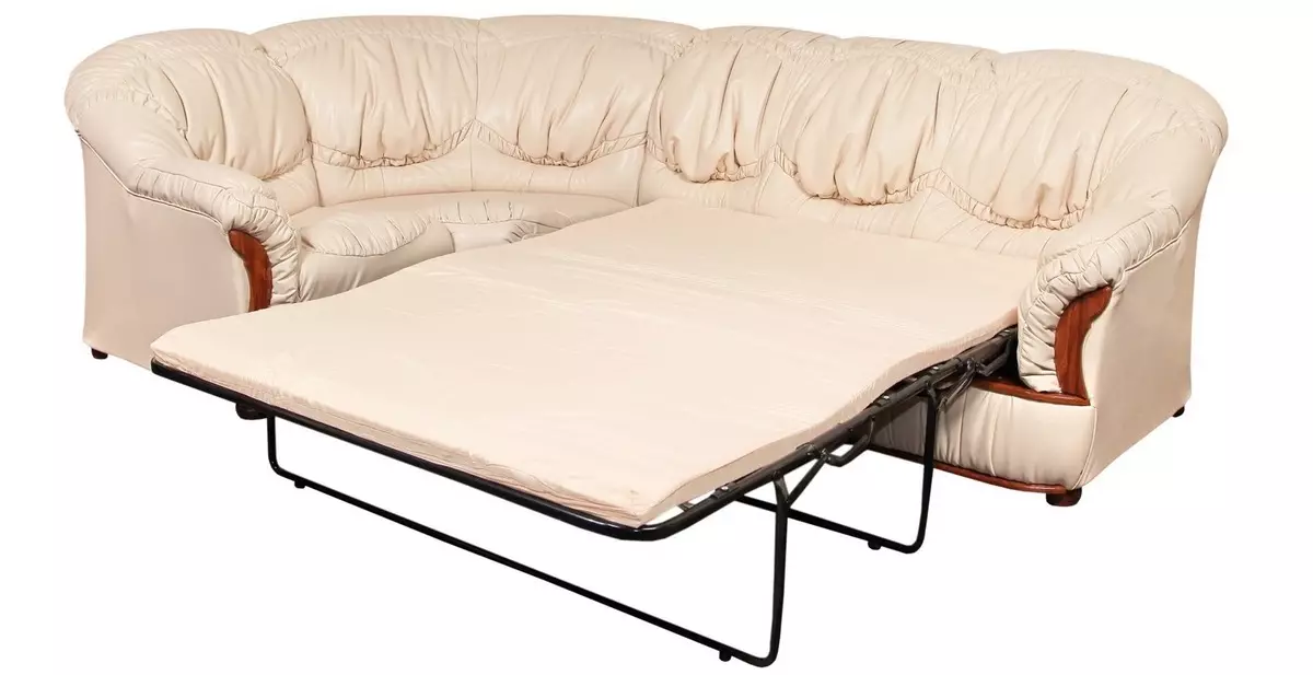 Γωνιακές καναπέδες-κρεβάτια με ορθοπεδικό στρώμα: μια επισκόπηση μοντέλων για καθημερινή χρήση, κριτήρια επιλογής 20910_7