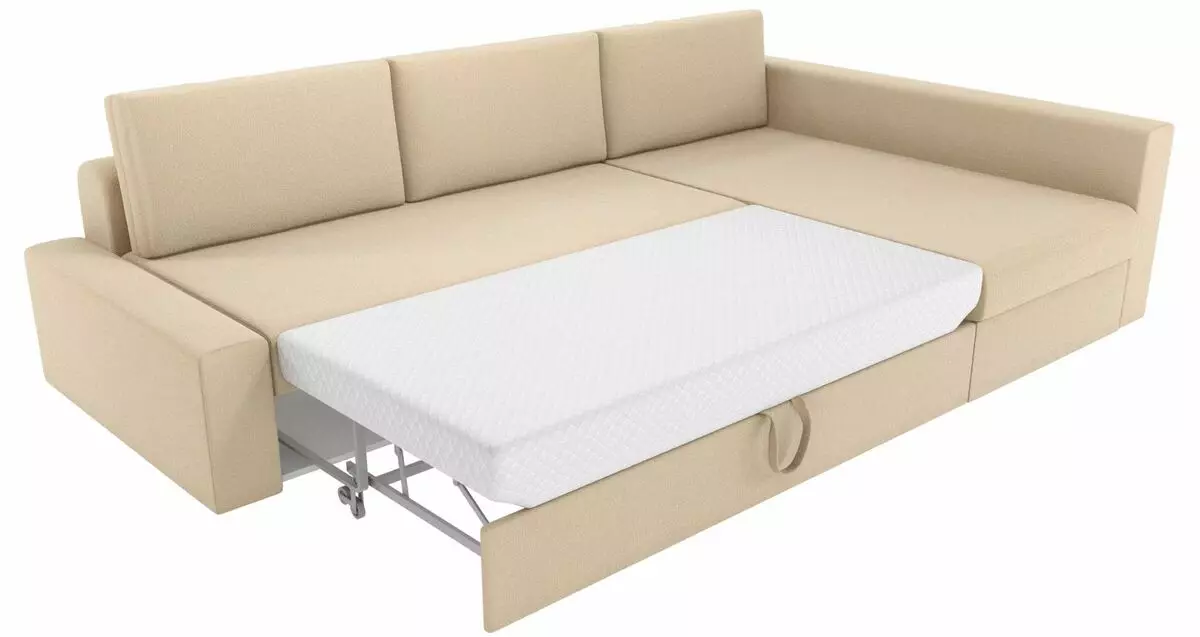 Γωνιακές καναπέδες-κρεβάτια με ορθοπεδικό στρώμα: μια επισκόπηση μοντέλων για καθημερινή χρήση, κριτήρια επιλογής 20910_8