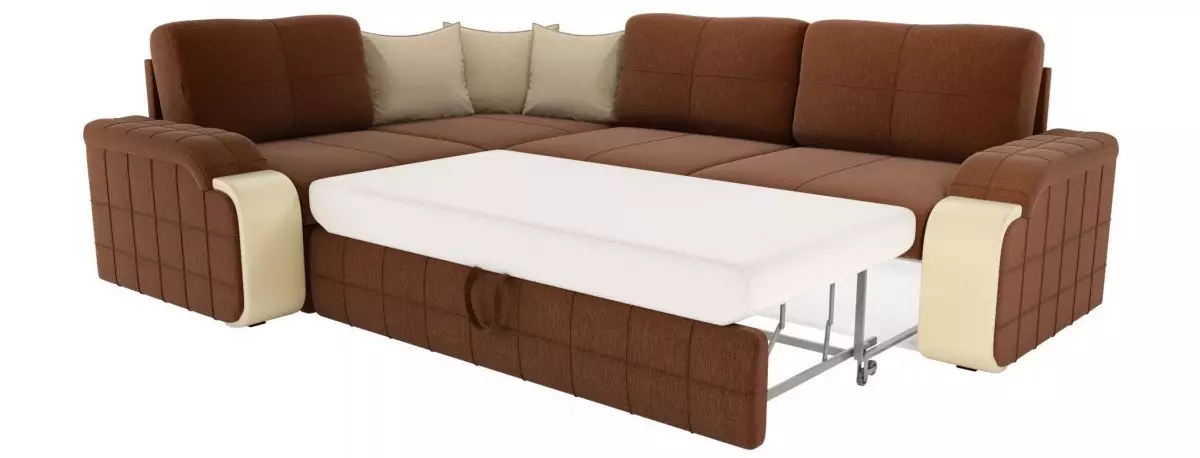 Γωνιακές καναπέδες-κρεβάτια με ορθοπεδικό στρώμα: μια επισκόπηση μοντέλων για καθημερινή χρήση, κριτήρια επιλογής 20910_9