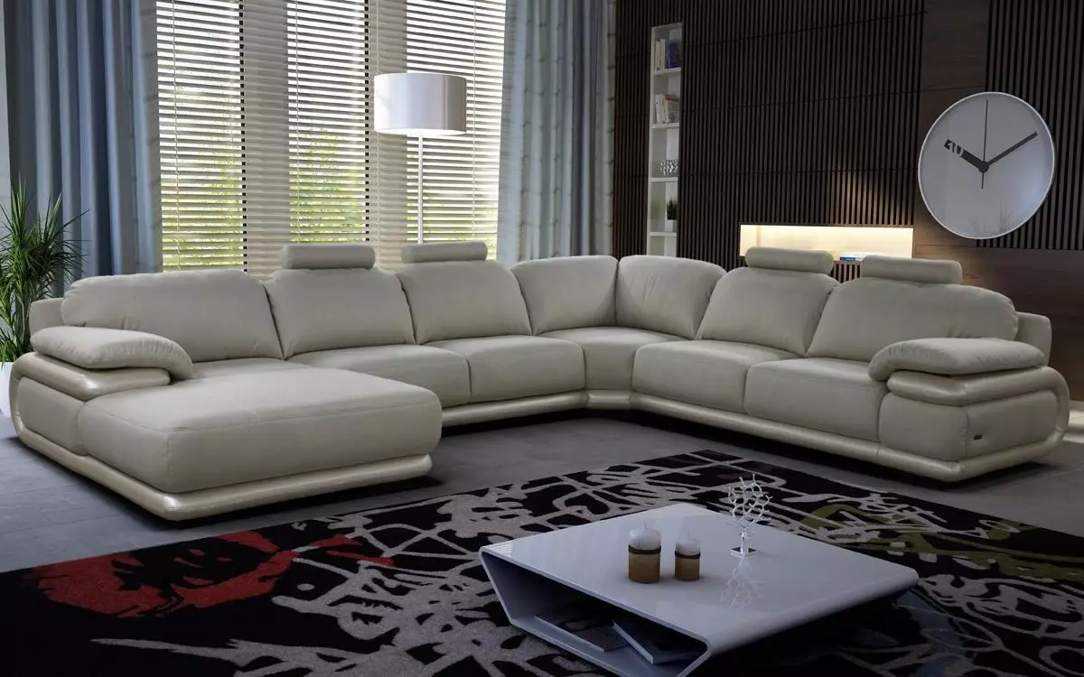 Modularni ugaoni sofe (57 slike): veliki i druge veličine sklapanje moderne modele 20913_11