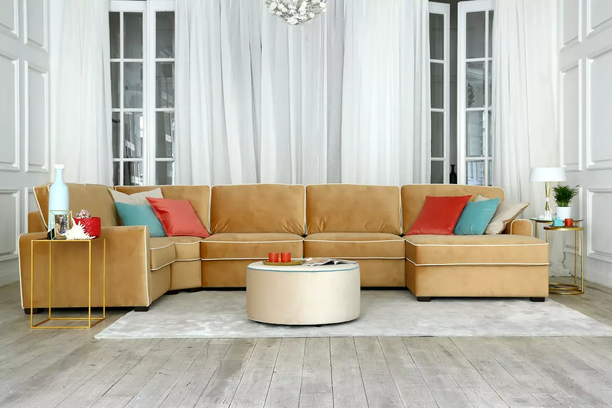Ghế sofa góc mô-đun (57 ảnh): Kích thước lớn và các mô hình hiện đại gấp 20913_13