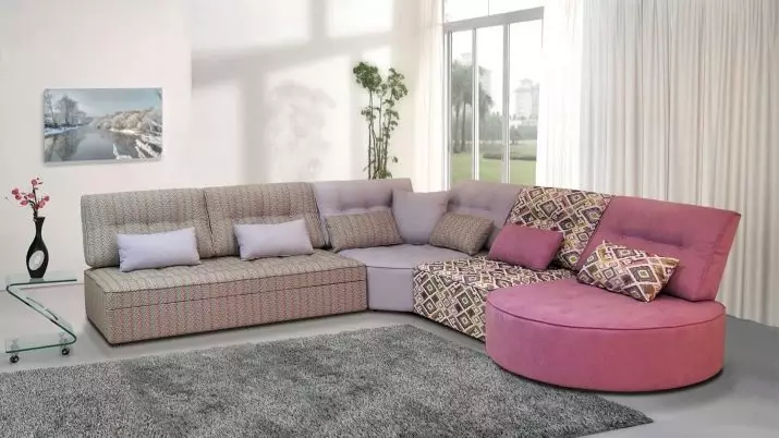 Ghế sofa góc mô-đun (57 ảnh): Kích thước lớn và các mô hình hiện đại gấp 20913_14
