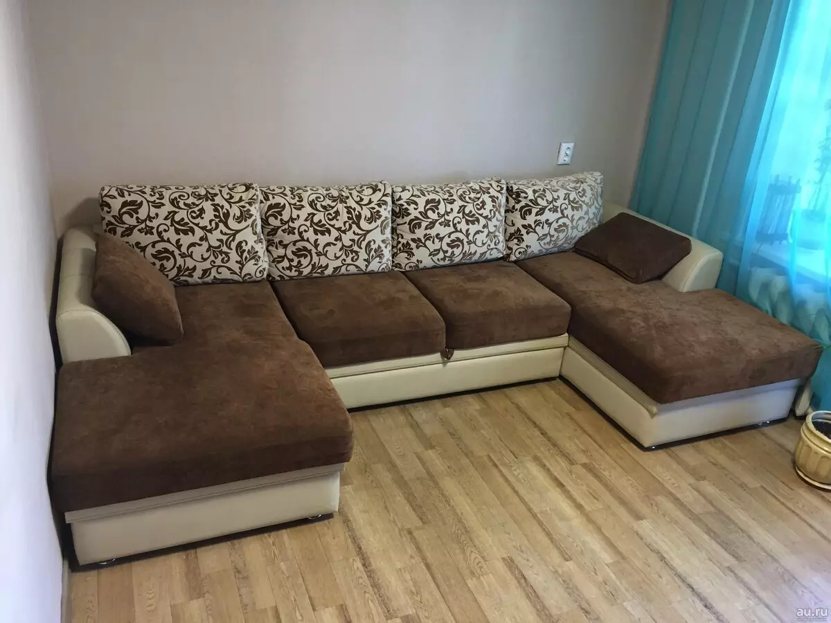Modular angular sofas (57 nga mga litrato): dako ug uban pang mga gidak-on nga nagpilo sa mga modernong modelo 20913_26