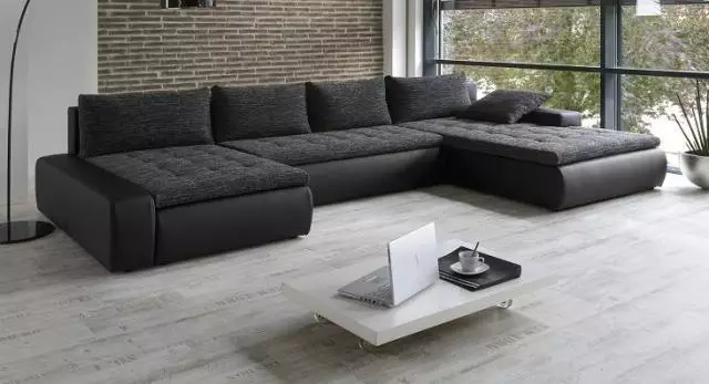 Modulare Winkelsofas (57 Fotos): Große und andere Größen, die moderne Modelle falten 20913_36