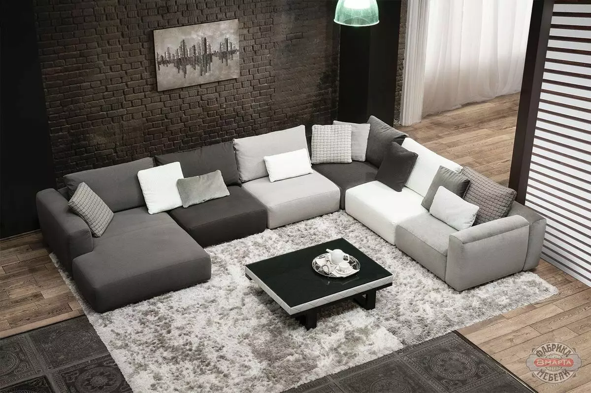 Modular angular sofas (57 photos): large and other sizes folding modern models 20913_4
