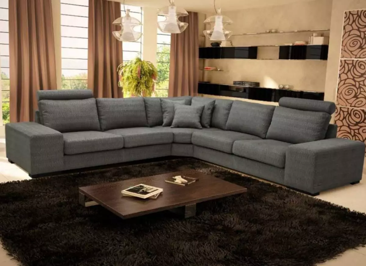 Ghế sofa góc mô-đun (57 ảnh): Kích thước lớn và các mô hình hiện đại gấp 20913_43