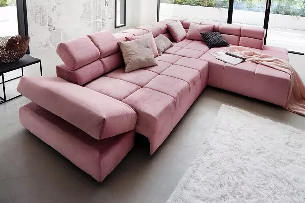 Ghế sofa góc mô-đun (57 ảnh): Kích thước lớn và các mô hình hiện đại gấp 20913_51