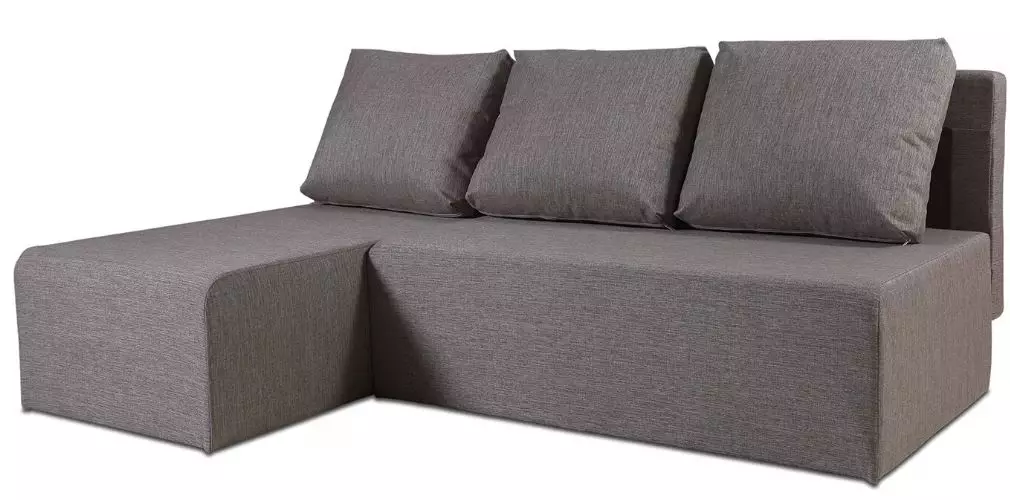 Sofas pak qoshe (75 foto): Dimensionet e sofas të vogla të vogla sofas. Sofas kompakte dhe joprofinal në brendësi 20914_21