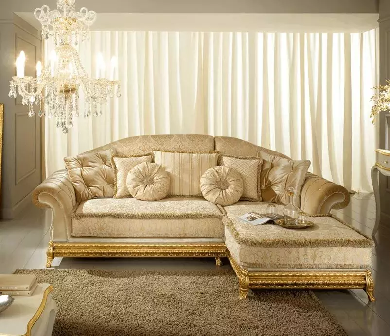 Ghế sofa góc nhỏ (75 ảnh): Kích thước của ghế sofa nhỏ nhỏ. Ghế sofa gấp và không liên quan trong nội thất 20914_58