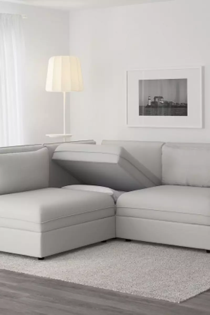 Ghế sofa góc nhỏ (75 ảnh): Kích thước của ghế sofa nhỏ nhỏ. Ghế sofa gấp và không liên quan trong nội thất 20914_7