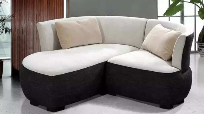 Ghế sofa góc nhỏ (75 ảnh): Kích thước của ghế sofa nhỏ nhỏ. Ghế sofa gấp và không liên quan trong nội thất 20914_74