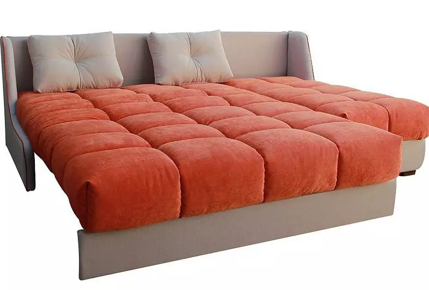 Ghế sofa góc không có tay vịn (34 ảnh): 2000x1500 và 2000x1400 mm, gấp nhỏ và khác, ưu và nhược điểm 20915_12