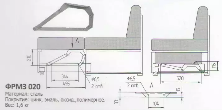 Mga Suga sa Suga nga Wala'y Mga Armrests (34 Mga Litrato): 2000x1500 ug 2000x1400 mm, Piloon ang Gagmay ug Kaayo, Paabut 20915_14