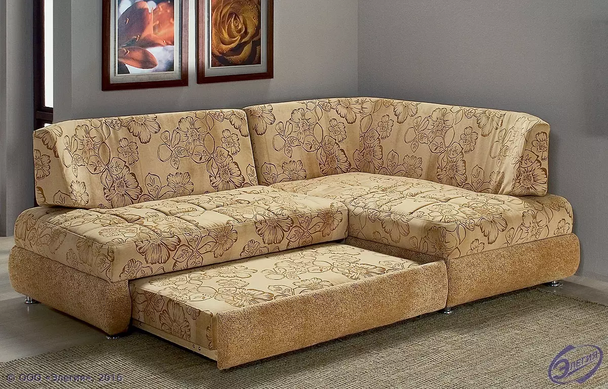 Kutna sofa bez naslona za ruke (34 fotografije): 2000x1500 i 2000x1400 mm, preklapanje malih i drugih, prednosti 20915_17