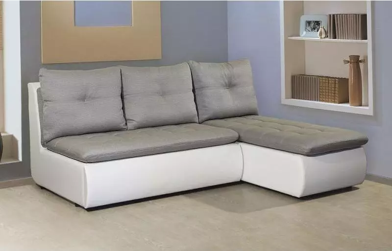 Kutna sofa bez naslona za ruke (34 fotografije): 2000x1500 i 2000x1400 mm, preklapanje malih i drugih, prednosti 20915_8