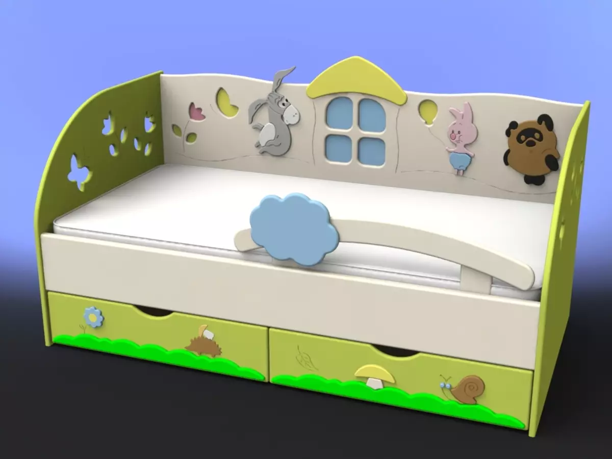 Детские кровати от 2 лет с бортиками. Детская кровать Винни-пух с бортиком. Кровати для детей от 2 лет. Бортик на кровать для детей. Детская кроватка с бортиками.