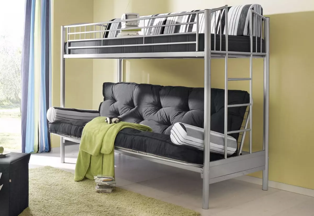Sofá camas para adolescentes (57 fotos): Modelos Transformadores con un colchón ortopédico o estándar, camas con cajones y otros 20920_13