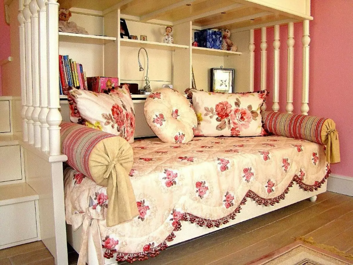 沙发床适用于青少年（57张照片）：型号的变压器，带有矫形或标准床垫，带抽屉等床铺 20920_32