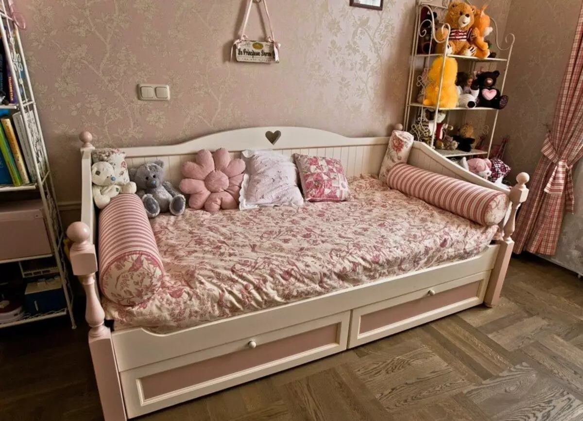 沙發床適用於青少年（57張照片）：型號的變壓器，帶有矯形或標準床墊，帶抽屜等床鋪 20920_33