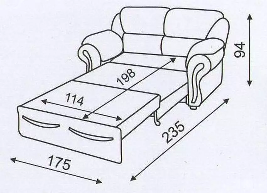 청소년을위한 소파 침대 (57 사진) : 정형 외과 또는 표준 매트리스가있는 모델 변압기, 서랍 및 기타 침대 20920_49
