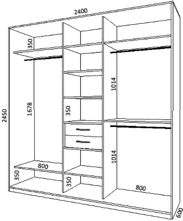 Вградена гардероба во ходникот (108 фотографии): Дизајн идеи за вградени структури, аголни и замав модели за мал коридор, полнење внатре, тесни и шопинг кабинети 20922_45